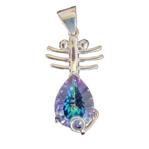 Smoky Quartz Pendant set into .925 Sterling Silver